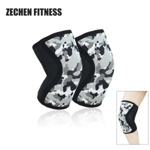 Quality Neoprene 7mm Camo Knee Support Braces For Running Weightlifting Weight Training wholesale