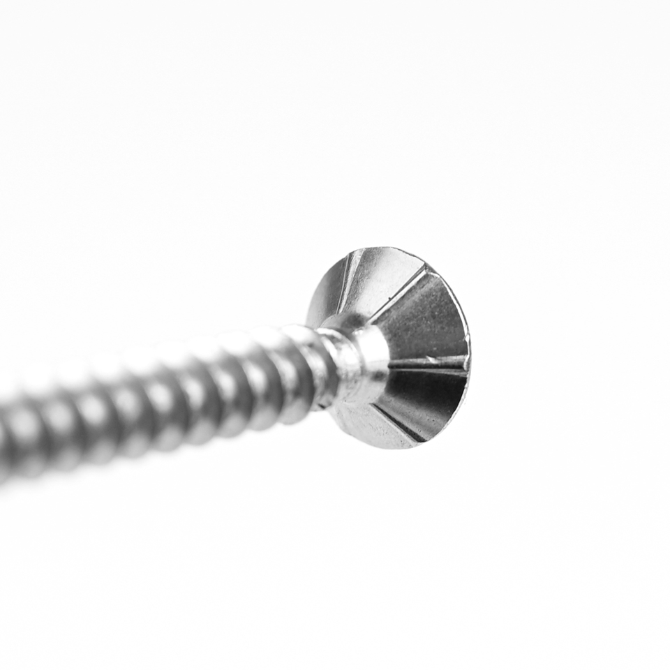 Pozi Double Flat Head 316 Stainless Steel Chipboard Screw for Wood Deck Installation