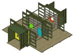 Luxury 20 SQM Restaurant 20ft Prefab Container Office