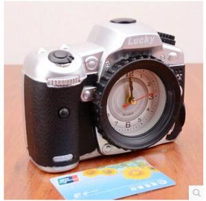 Quality New creative gift product camera shape alarm clock toy wholesale