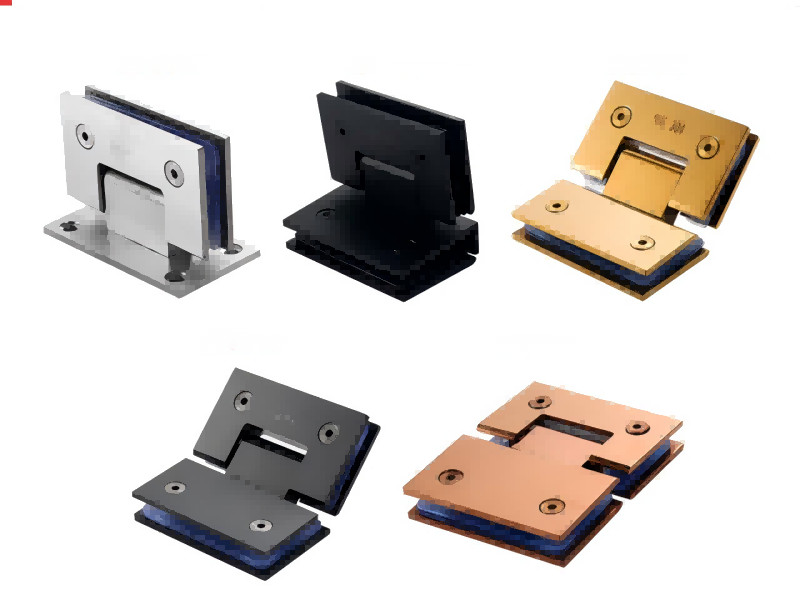 Copper Custom Frameless Shower Flipper Panel Hinges Two Way Glass To Glass Shower Hinge