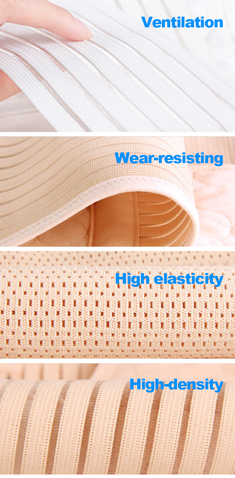 High quality polyester spandex breathable medical elastic band for medical abdominal