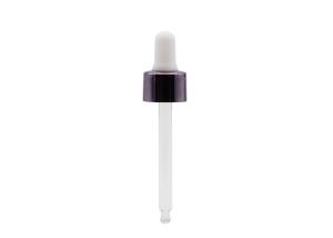 Quality Aluminum 18/410 Glass Eye Dropper Pipette Silicone Teat wholesale