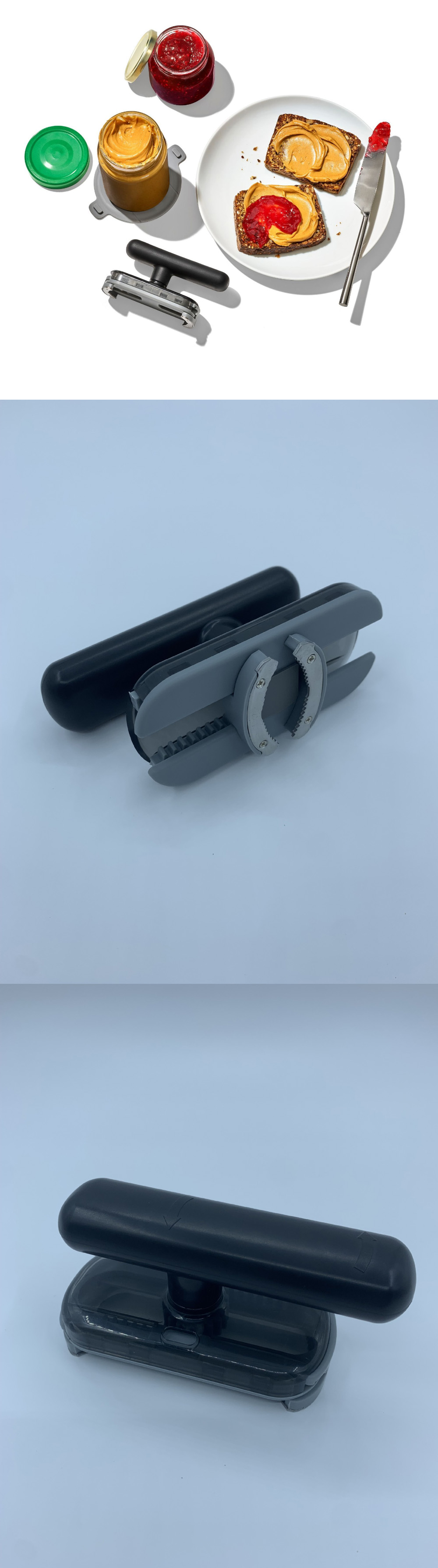 Stainless Steel Kitchen Tool Accessory-12.7*5*7.1CM Can Opener for Wine Bottle and Jar
