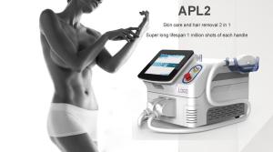 Quality Professional 3 In 1 IPL SHR Hair Removal Machine Painless Spots / Freckle Removal Use wholesale