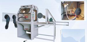 Quality White Color Automatic Sandblasting Machine , Auto Sandblasting Equipment wholesale