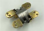 Gold 180 Degree Concealed Hinge / Industrial Concealed Cabinet Hinges