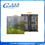 5000nits P3.91 Outdoor Led Transparent Video Wall Glass Led Display