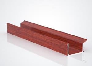 Quality Wooden Pattern T3 Extruded Aluminum Window Frame Sound Insulation wholesale