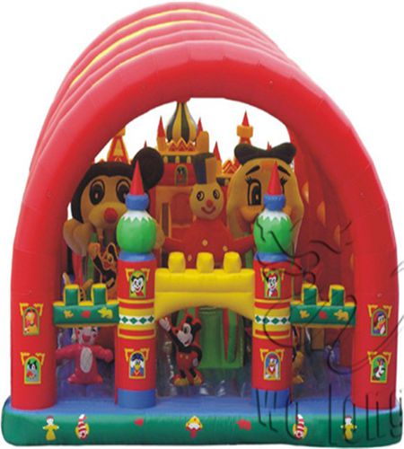 hot high quality colorful inflatable bouncer, inflatable mickey paradise