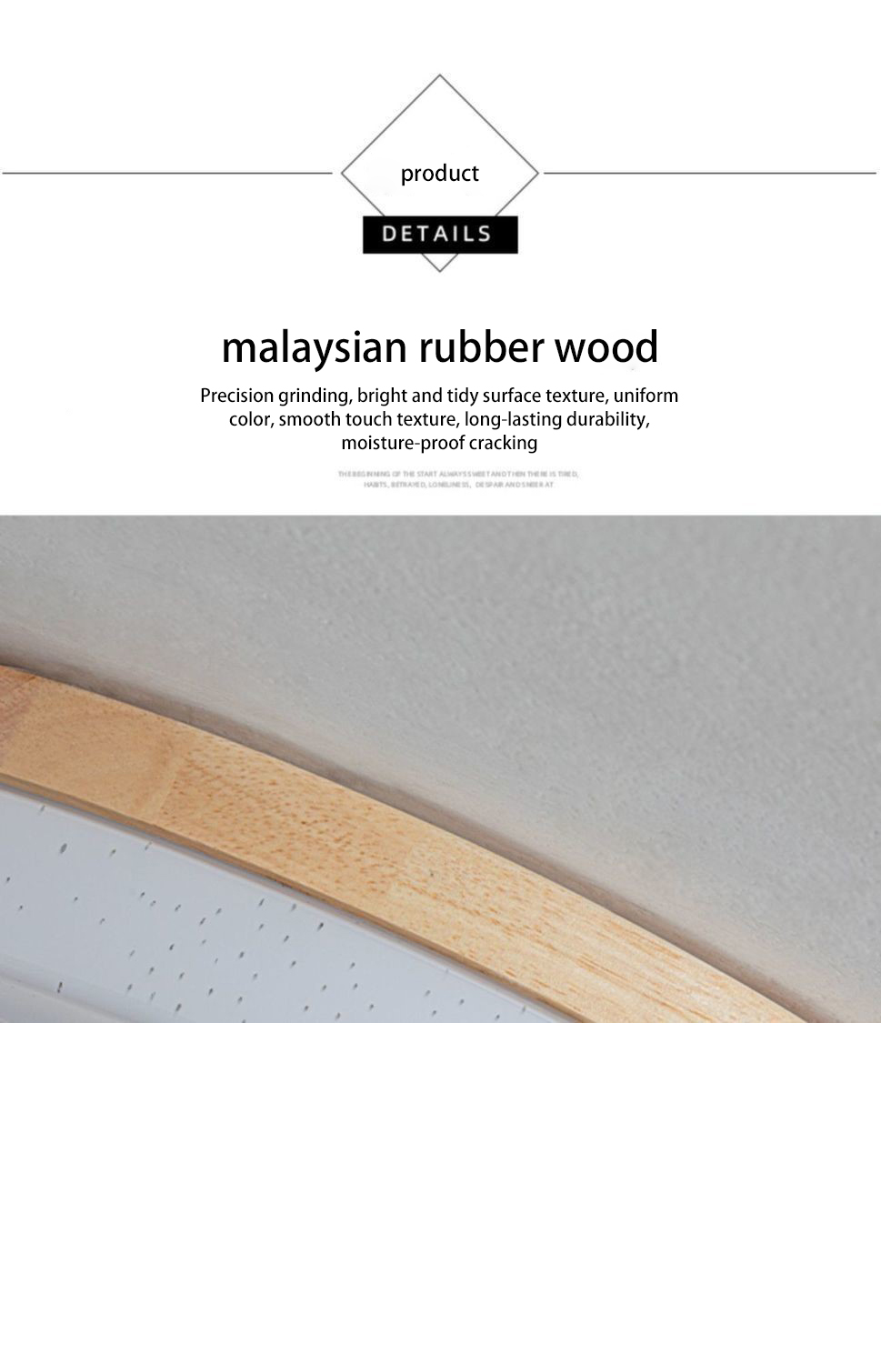 LED Ceiling Lamp Modern Wooden Shining Stars Lampshape Ceiling Lights(WH-WA-60）