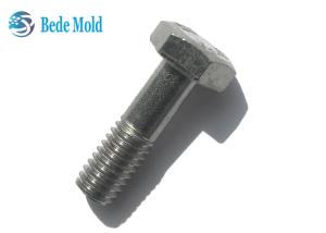 Quality M24 Stainless Steel Hex Head Screws , Stainless Threaded Rod A2-70 SS Bolt DIN 931 wholesale