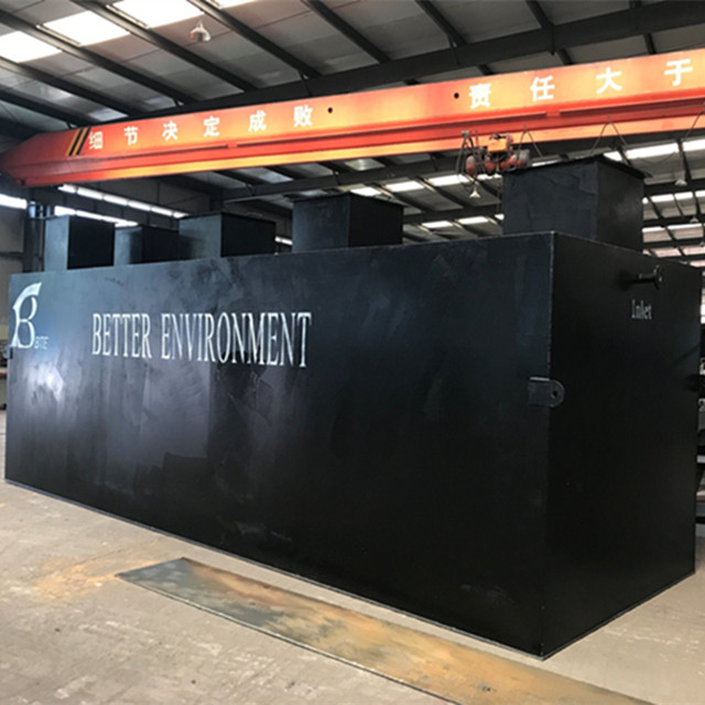 2000L/Hour MBR Integrated Sewage Treatment Equipment with Customized Color Technology