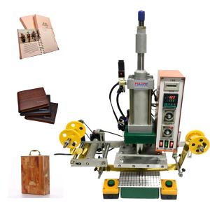 Quality Automatic Pneumatic Leather Logo Embossed Hot Stamping Machine with CE Certificate wholesale