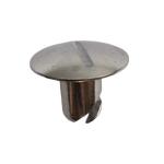 Universal Car Fitment 1" Large Head 7/16" x.500 Silver Aluminum Quarter Turn