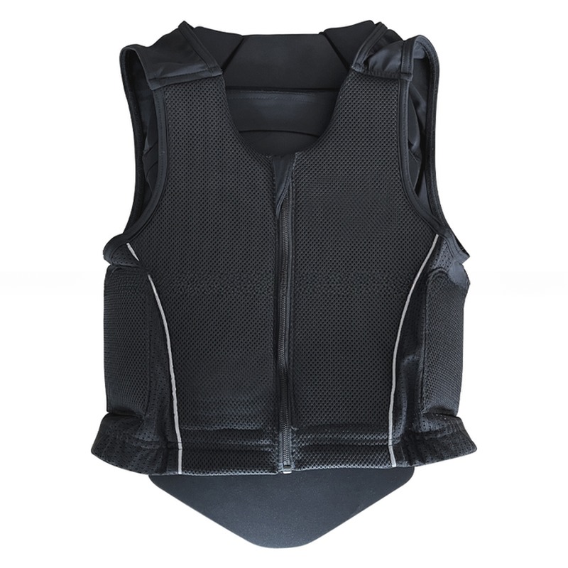EVA Padded Horse Riding Vest in Cotton Mesh Fabric for Maximum Comfort and Safety