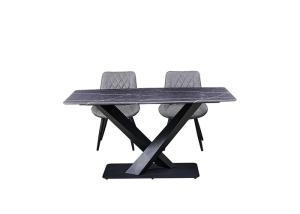 Quality Abrasion Resistance Rock Slate Hotel Dining Table wholesale