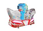 One Player Kids Coin Operated Game Machine / Music Throne Kiddie Ride Swing