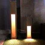Rusted Red Corten Steel Landscape Bollard Lights OEM ODM