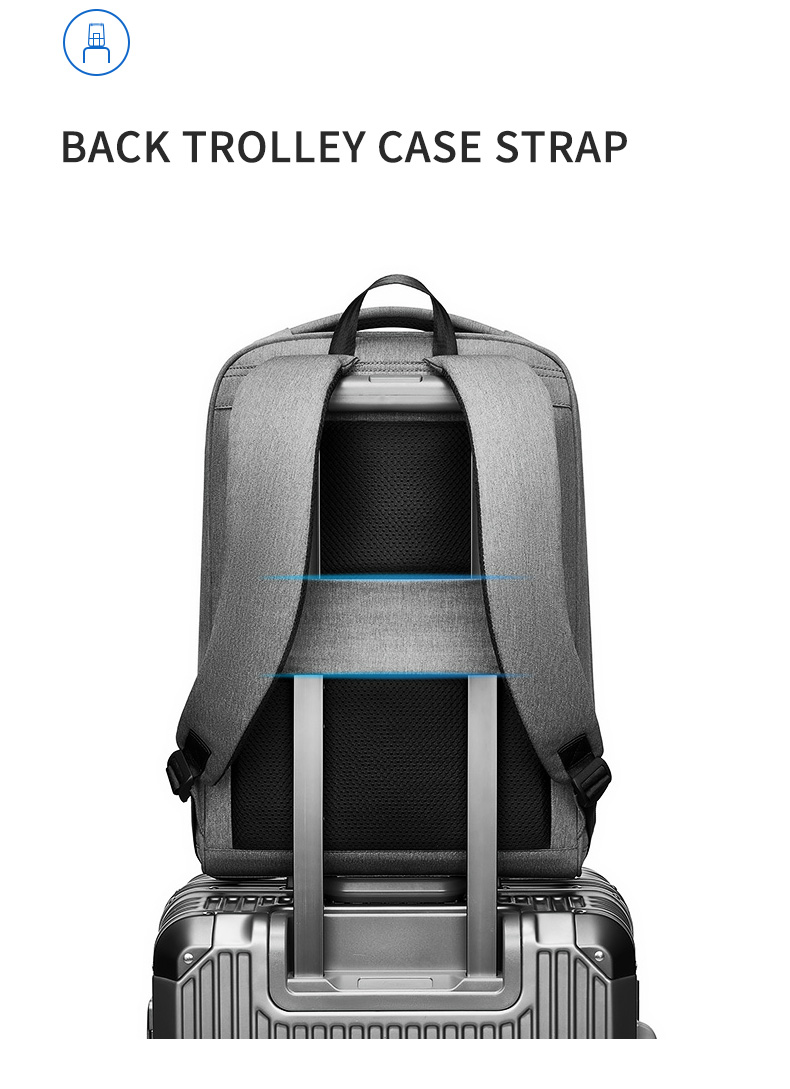 Casual Lightweight Waterproof Business Backpack 20-35L Capacity