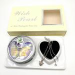 Wish Love Pearl Necklace Gift Set with Cage Pendant & Canned Freshwater Pearl