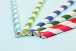 Christmas cake pop paper straws