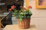 2016 new style wicker garden baskets round shape