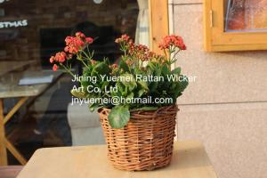 Quality 2016 new style wicker garden baskets round shape wholesale