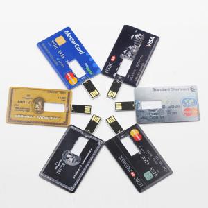 Quality Hot Selling Promotional Credit Card USB Flash Drive with Full Color Printing, Best Promotion Gift wholesale