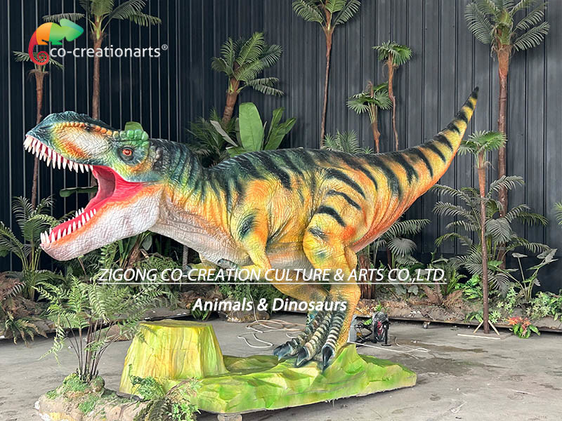 High-Performance Waterproof Animatronic T-Rex For Theme Park Exhibition