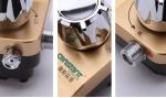 Gold Thermostatic Shower Mixer Valve , Household Wall Mounted Solar Electric