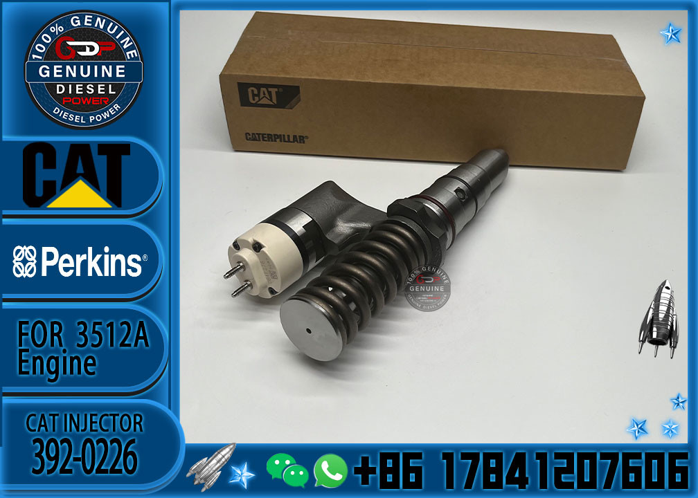 Common rail injector fuel injecto 250-1304 392-0225 250-1303 392-0226 for 3512B Excavator 3512C 3516B 3516C