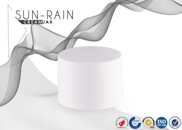 PP White color plastic cosmetic jars , empty makeup jars bottle container 3ml