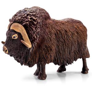 Quality Wildlife Animal Model Musk-ox Model Toy Collection Party Favors Toys for Boys Girls Kids wholesale