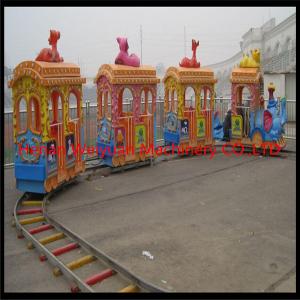 Quality Amusement Park Big Elephant Track Train Rides for Kids wholesale