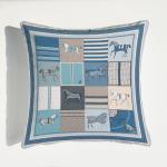 Nordic Square Geometric Patterns Indian Block Print Cushion Covers Morocco