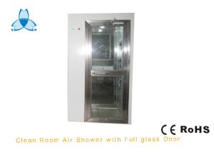 Quality 800W Blow Power Single Person Cleanroom Air Shower With 90 Degree Corner Doors wholesale