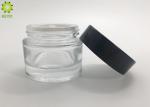 1oz Face Eye Cream Thick Bottom 30ml Glass Jar Custom Printing Logo