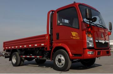 3 Ton Truck Length Cargo Tank Howo 4*2 Flat Box Lorry Truck Single Cabin RHD