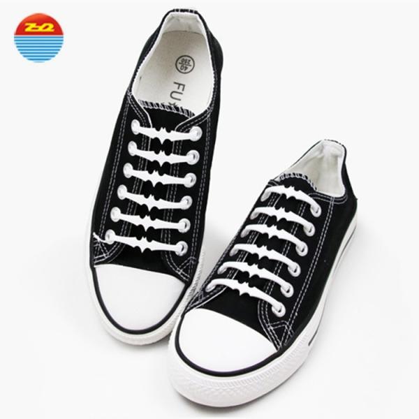 Elastic Adjustable Silicone Gifts Rubber Slip Sneaker Shoelaces All Match