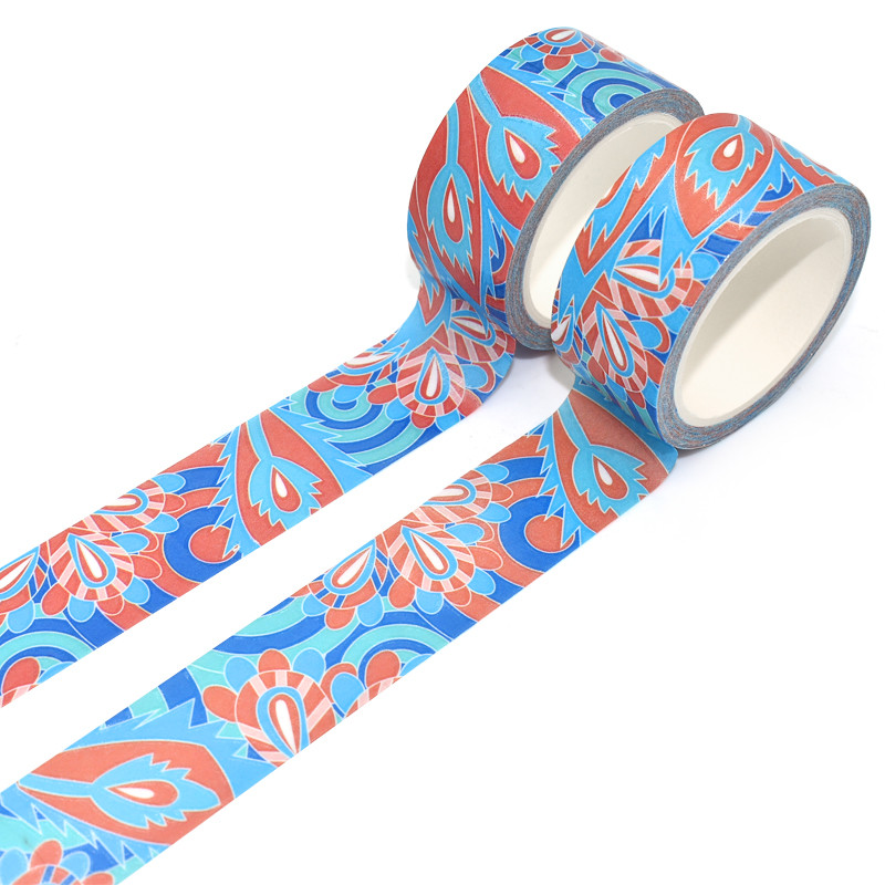 Easy Tear Skinny Cats Masking Washi Tape For Scrapbook Layouts Printed Masking Washi Tape