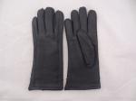 women winter warm deer leather gloves