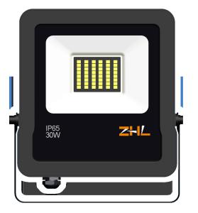 Quality 90-120Lm/W Luminous Led Outdoor Floodlight PIR Sensor Optional 10W-50W wholesale