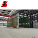 Telescopic Painting Booth For Large And Long Metal Workpiece