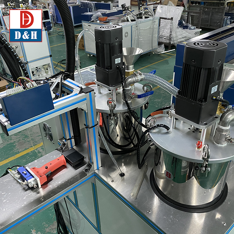 PLC Programming Type Automatic Glue Potting Machine for LED Driver Wood Packaging