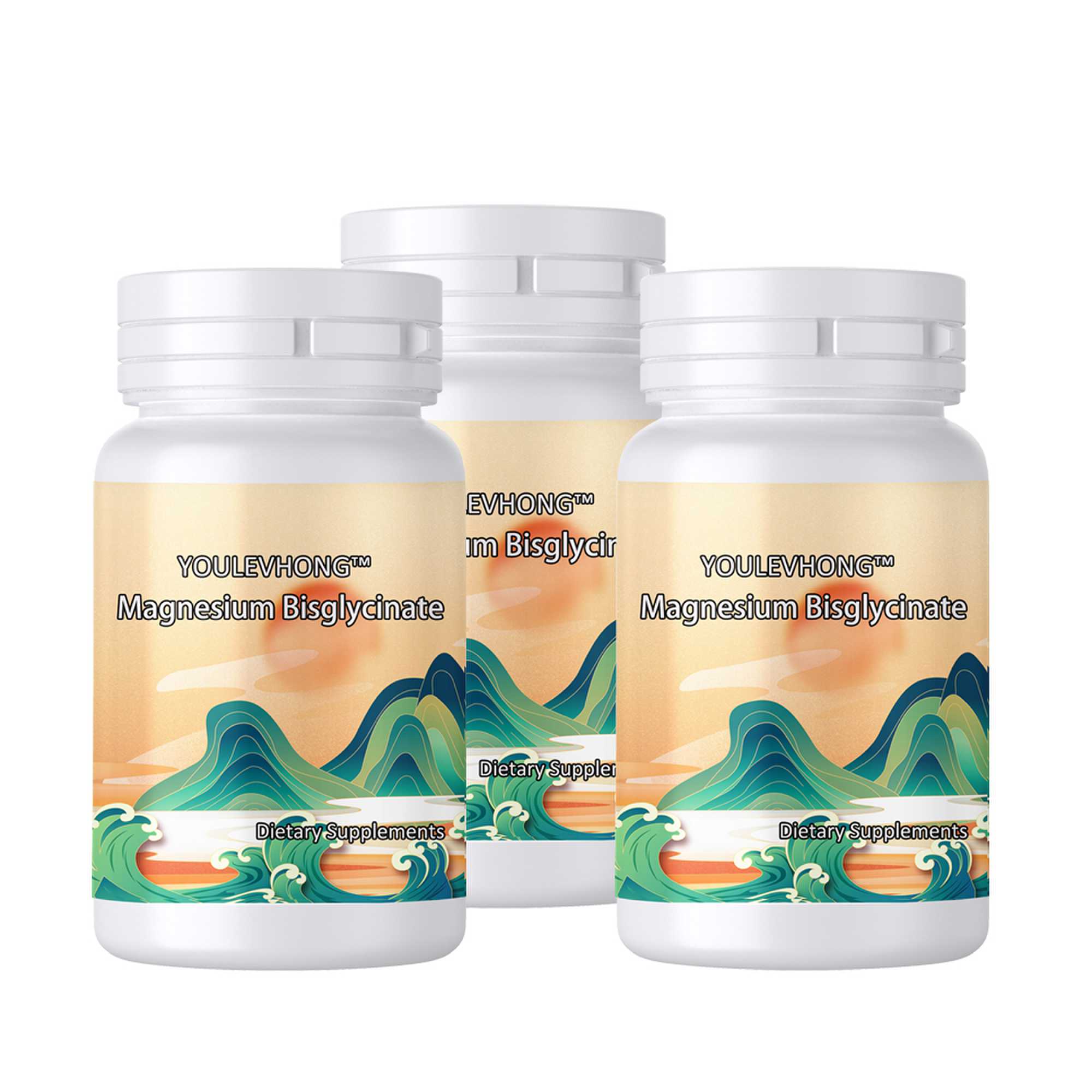 Melatonin Gummy Magnesium Bisglycinate Supplement Gluten Free For Calm Mood Vitamin B6 Gummies