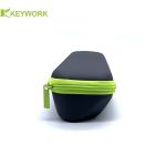 Irregular cuboid Sports Sunglasses Case Waterproof PU Leather Metal Zipper