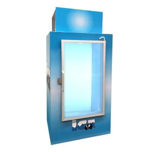 Quality Painted Steel Commercial Ice Freezer With Top Mount Refrigeration System wholesale