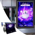 Waterproof Tear Resistant White PET Poster Frontlit Printing Backlit Film