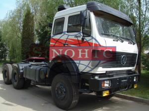 Quality 40 - 80 Tons Tractor Head Trucks NG Cab 4 Point Full Floating Air Suspension wholesale